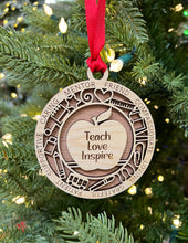 Load image into Gallery viewer, Teacher Ornament - Appreciation, Thank You