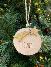 Load image into Gallery viewer, Baby's First Christmas - Personalized Ornament 2024