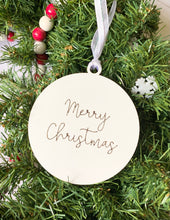 Load image into Gallery viewer, Monogram Snowflake Ornament - Two Layers, Personalized