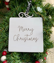 Load image into Gallery viewer, Modern Farmhouse Personalized Wood Ornament 2025