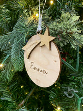Load image into Gallery viewer, Baby's First Christmas - Personalized Ornament 2024