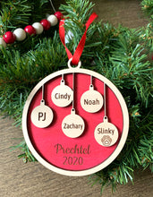 Load image into Gallery viewer, Family Christmas Ornaments - Personalized
