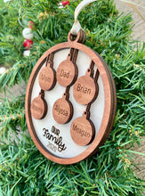 Load image into Gallery viewer, Family Christmas Ornaments - Personalized
