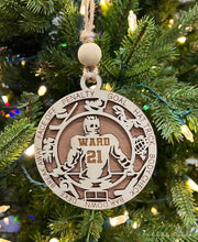 Load image into Gallery viewer, Hockey Ornament, Personalized
