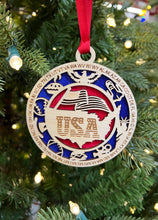 Load image into Gallery viewer, 50 States Patriotic Ornament
