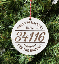 Load image into Gallery viewer, Home For the Holidays Zip Code Ornament
